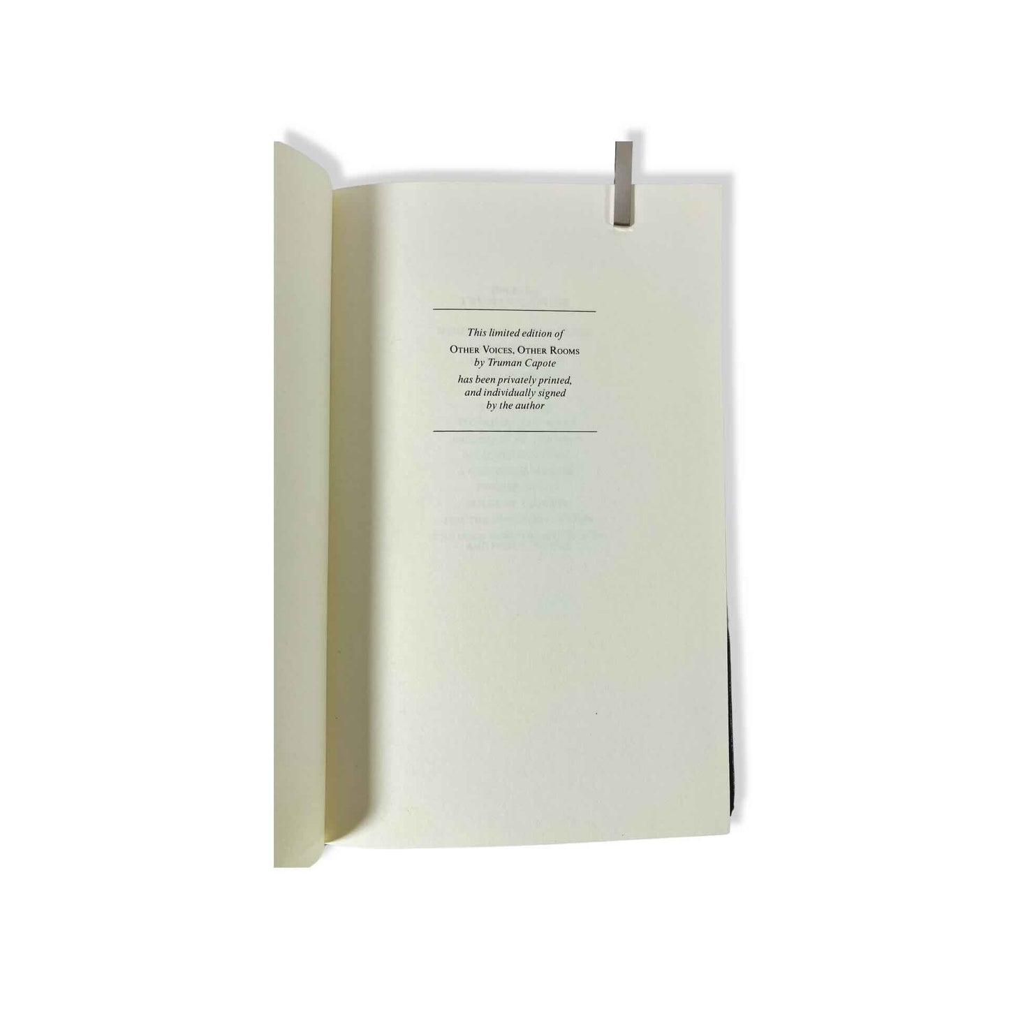Truman Capote »Other Stories, Other Rooms« – signiert!